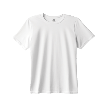 White tee mockup