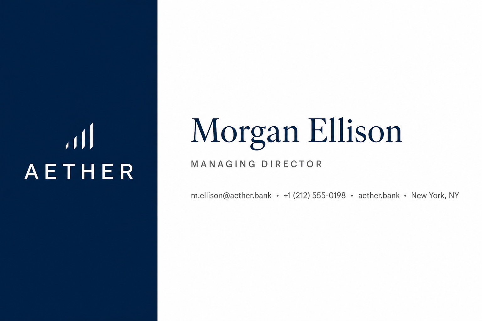 Aether Business Card